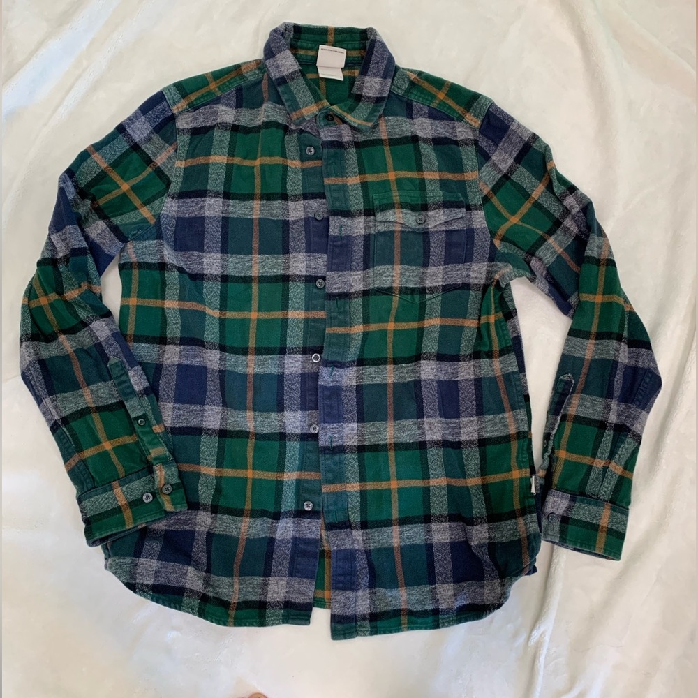North Face heavy flannel shirt